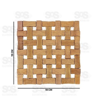 Descanso de Panela Bambu 19CM Top Útil TOP2342