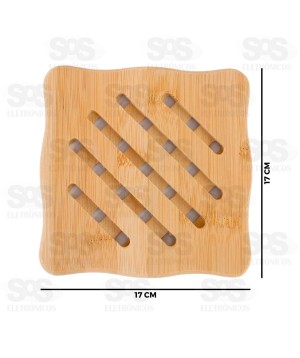 Descanso de Panela Bambu 17CM Top Útil TOP2347