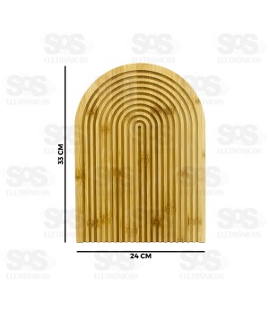 Bandeja de Bambu 33X24CM Top Útil TOP2259