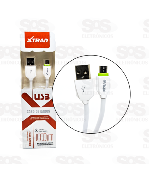Cabo Micro USB V8 2.4a 1Metro Xtrad A1048