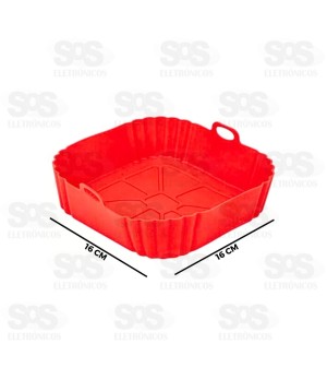 Forma De Silicone Para Air Fryer 16CM Top Útil TOP2162