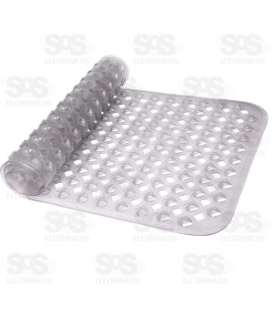 Tapete para Box Antiderrapante Plástico 37x67cm TOP2624