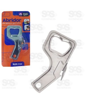 Abridor de Latas e Garrafas em Aço Inoxidável Top Útil TOP0870