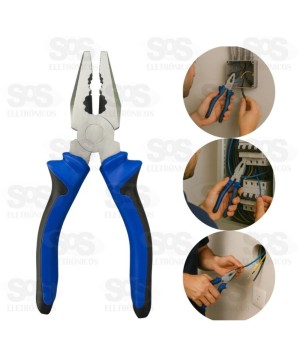 Alicate Universal Corte 6 Polegadas Aço Carbono Luatek LWJ-120A