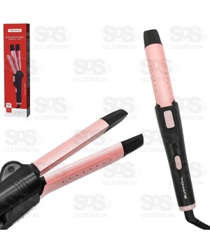 Modelador de Cabelo 2 em1 Bivolt 30W Tomate  MSE-3000