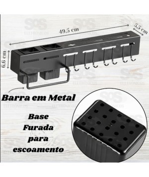 Suporte de  Utensílios Para Parede 50cm B-Max F1328
