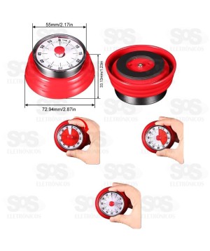 Temporizador Mecânico Com Ímã B-Max F1676