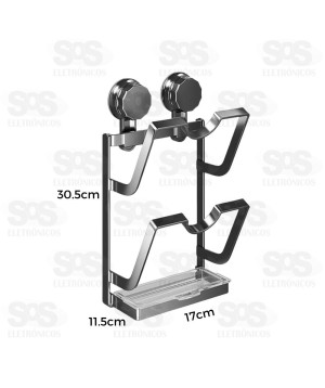 Suporte Tampa Panela Apoiador Aço Parede B-Max F1589