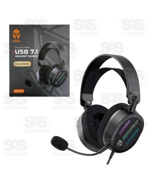 Fone Headset Gamer Com LED Kaidi KD-G32