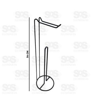 Suporte de Papel Higiênico Metálico B-Max BM-F1214