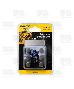 Suporte Magnético para Moto com 6 Ímãs Extra Forte B-Max  BMG-84 