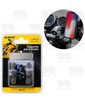 Suporte Magnético para Moto com 6 Ímãs Extra Forte B-Max  BMG-84 