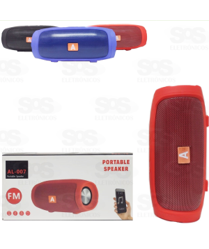 Caixa de Som Portátil 5W Speaker AL-007
