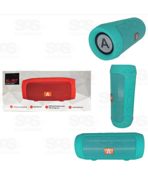 Caixa de Som Portátil 5W Speaker AL-007