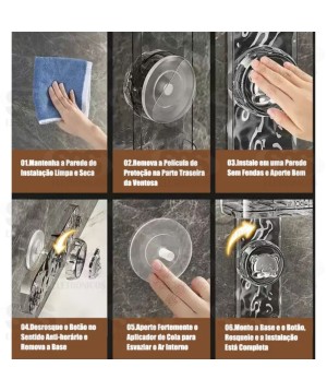 Suporte Para Sabonete De Acrílico Com Ventosa B-Max F1603