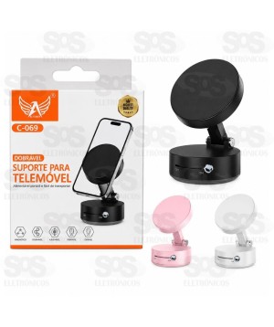 Suporte Magnético Dobrável Para Celular Altomex C-069
