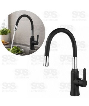 Kit Com 2 Torneira Gourmet Flexível Luatek LCC-1015 