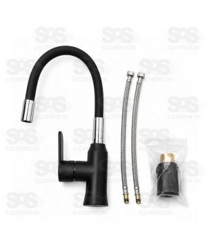 Kit Com 2 Torneira Gourmet Flexível Luatek LCC-1015 