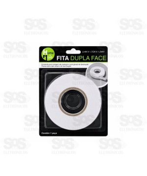  Fita Dupla Face  2,4 m x 1,7 cm x 1,5 mm HM-56