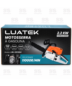 Motosserra a Gasolina 52cc 2,2 kW – Luatek LWJ-ZD1002