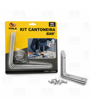 Kit Cantoneira 5 x 6 com Parafusos FBG 3371