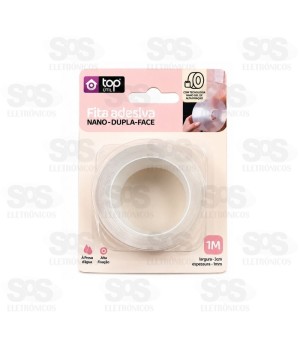 Fita Adesiva Nano Dupla-Face 1m x 3cm – TOP2093