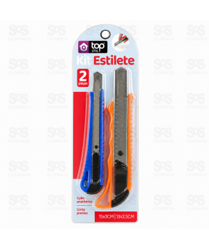 Kit Estilete 2 Peças  TOP2813