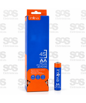Pilha AA  Tubo  1,5V Zinco-Carbono  60 Pilhas CELL-88003