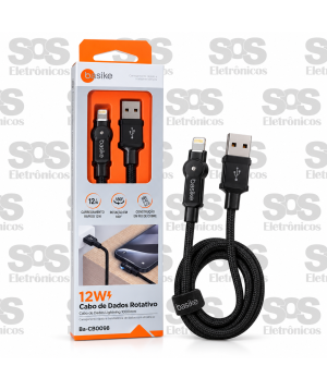 Cabo de Dados Rotativo Lightning 12W 1 Metro – BA-CB0098