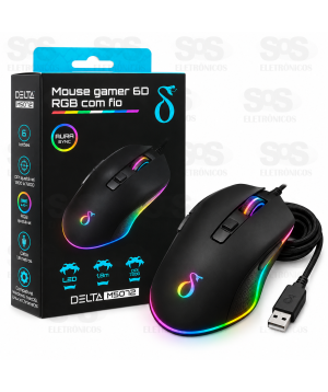 Mouse Gamer 6D RGB com Fio Aitek Delta M5072
