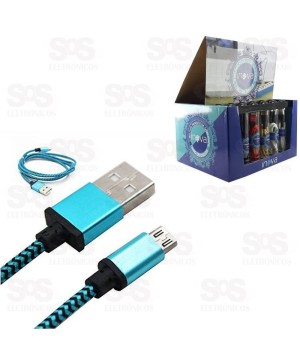 Cabo Micro Usb 2 Metros Tubo Inova cbo-5636/5758