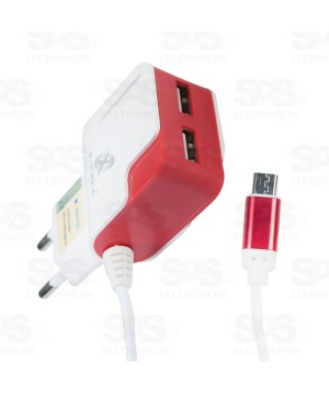 Carregador Micro USB V8 3.1A Ultra Rápido X-CELL XC-UR11