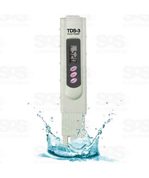 Caneta Medidora de TDS e Temperatura