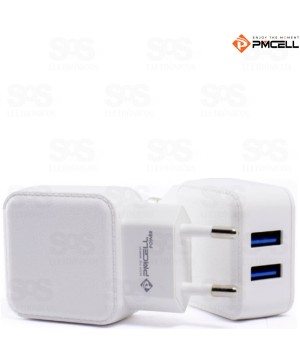Fonte Parede Power Com 2 Portas USB 2.4A Pmcell HC-22