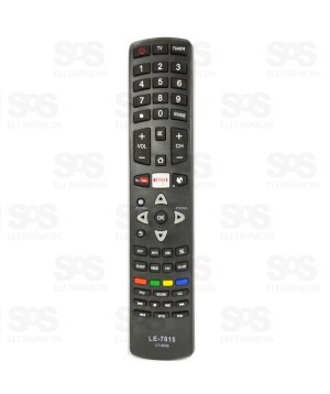 Controle Remoto Toshiba Youtube E Netflix le-7815