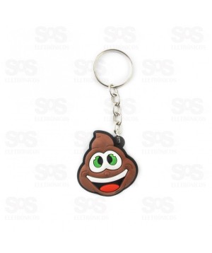 Chaveiro Emoticon -Shit Modelo 2