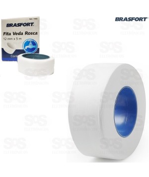 Fita Veda Rosca 12mmx5m Brasfort 7462