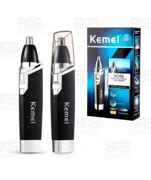 Máquina de Aparar Pelos de Nariz e Ouvido Kemei km-6512