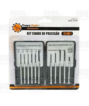 Jogo de Ferramentas Precisão 12 Em1 try-9195