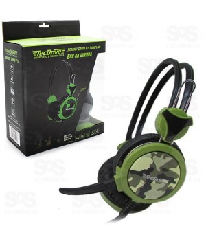 Headset Gamer Camuflado Tecdrive F5