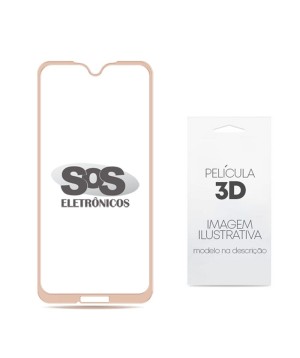 Película 3D Dourada Samsung J7 Pro Slim