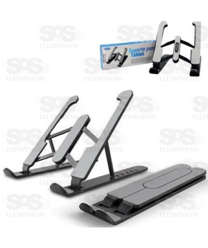 Suporte De Mesa Para Tablet E Celular Com Ajuste de Altura -Knup kp-SP220