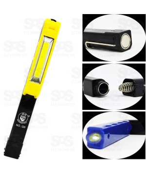 Lanterna LED Bastão Com Pisca E Imã Caixa Com 18 Unidades Q9