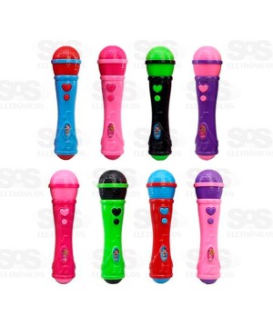 Microfone Infantil Toca Musica E Amplia A Voz Toy King TK-1716