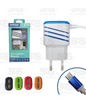 Carregador Type C Rápido 5.1A Original