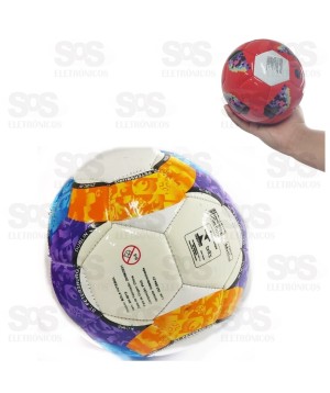 Mini Bola De Futebol De Campo Cores Variadas Infantil 2802