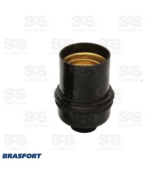 Bocal Soquete Baquelite  E27 Latão Brasfort 8068