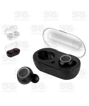 Fone de Ouvido Sem Fio Intra Auricular Bluetooth A-W1