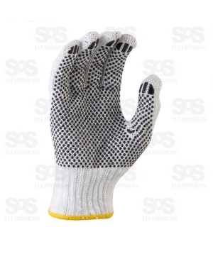 Par de Luva Algodão Branca Pigmentada Troya Tools 9800